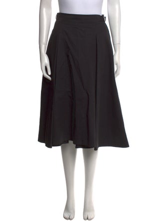 3.1 Phillip Lim Pleated Accents Midi Length Skirt