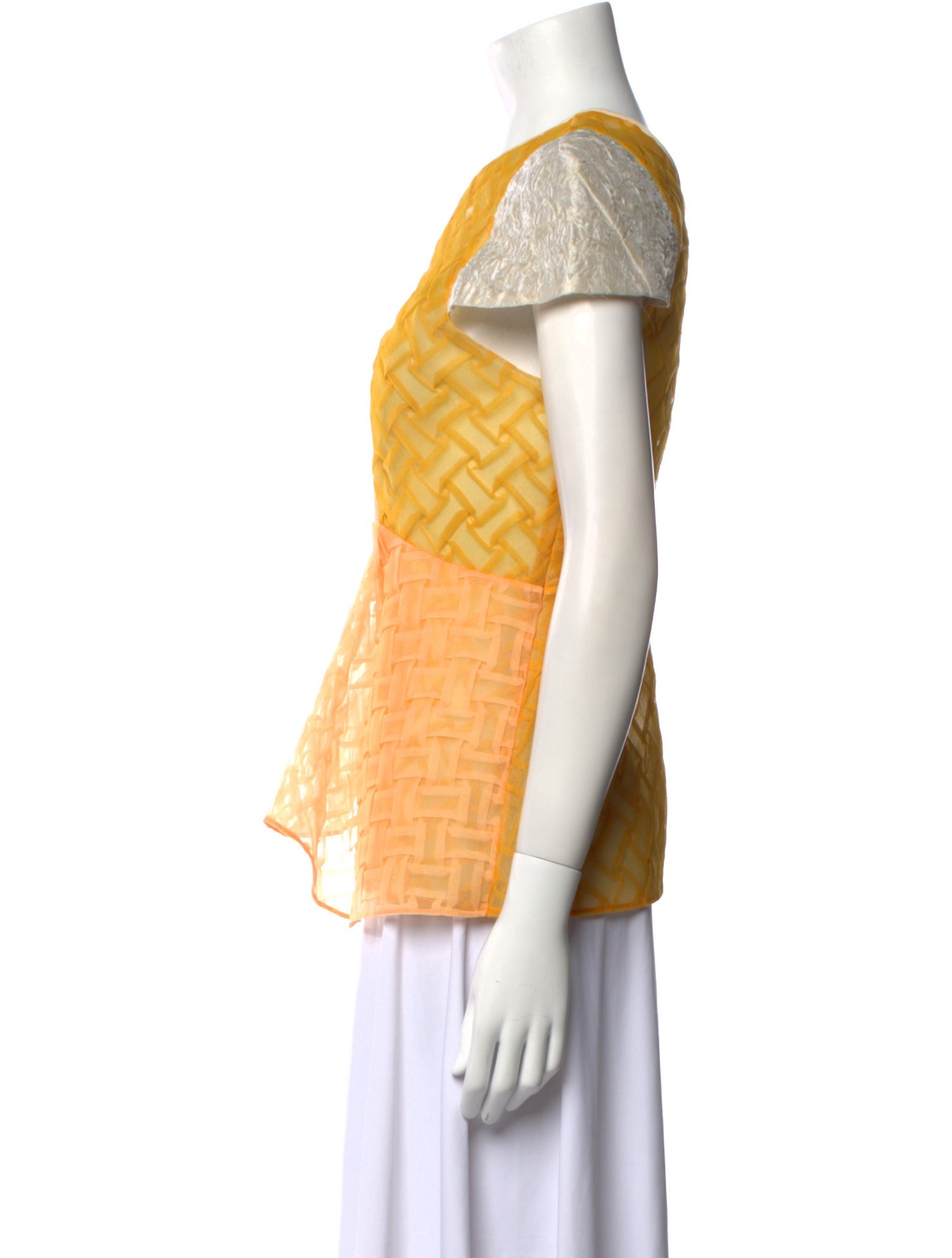 3.1 Phillip Lim Printed V-Neck Top