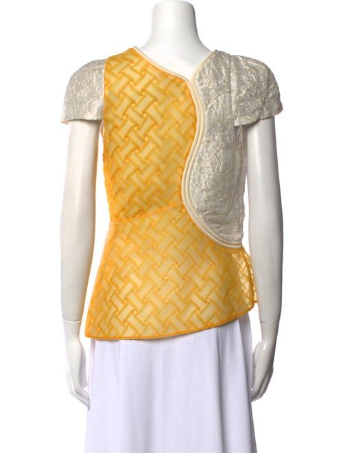 3.1 Phillip Lim Printed V-Neck Top