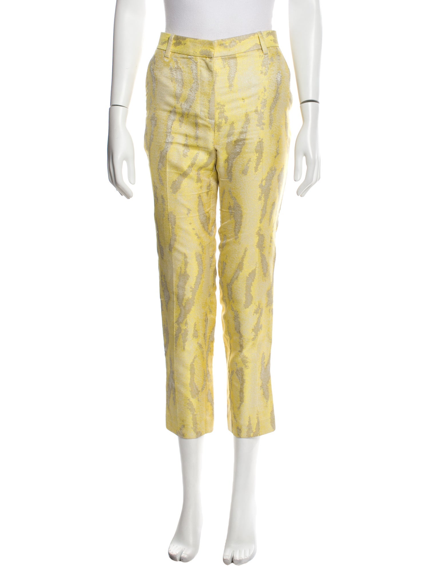 3.1 Phillip Lim Animal Print Straight Leg Pants