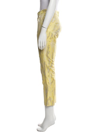 3.1 Phillip Lim Animal Print Straight Leg Pants