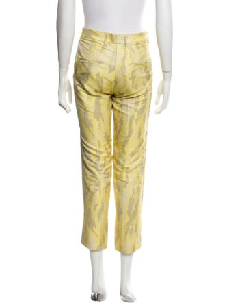 3.1 Phillip Lim Animal Print Straight Leg Pants