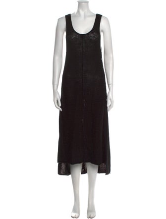 3.1 Phillip Lim Scoop Neck Midi Length Dress