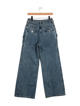 3.1 Phillip Lim High-Rise Wide Leg Jeans