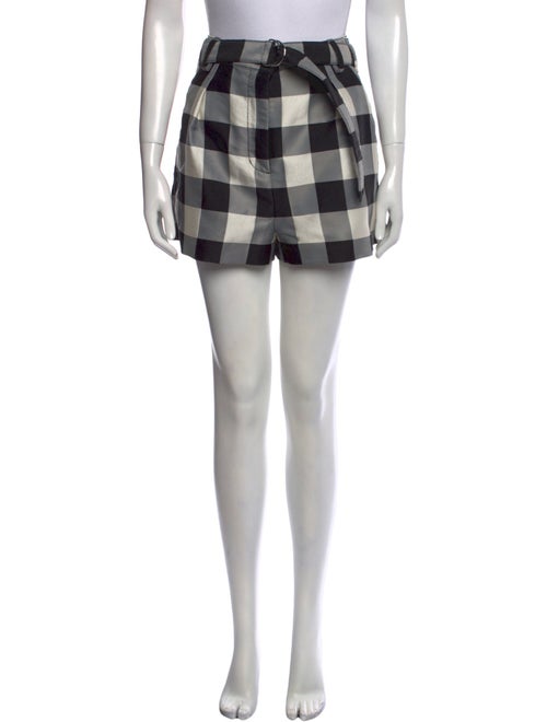 3.1 Phillip Lim Plaid Print Mini Shorts