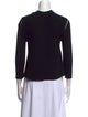 3.1 Phillip Lim Crew Neck Three-Quarter Sleeve Top