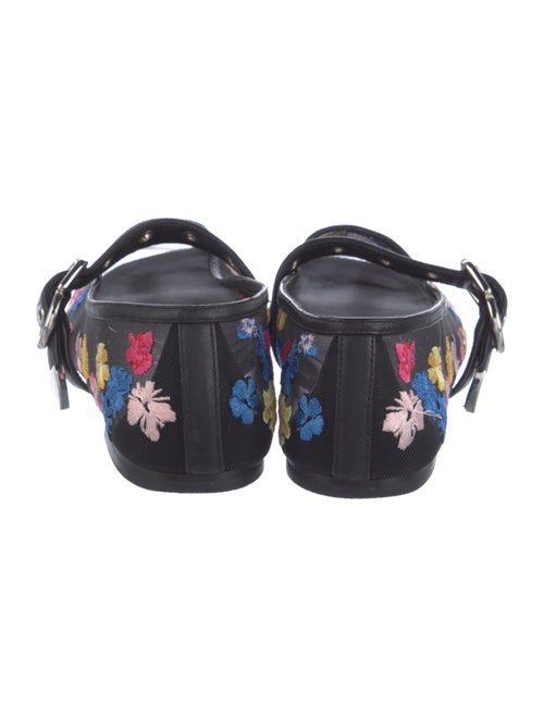3.1 Phillip Lim Mesh Floral Print Mary Jane Flats