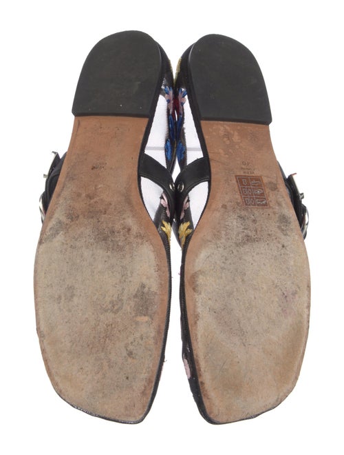 3.1 Phillip Lim Mesh Floral Print Mary Jane Flats