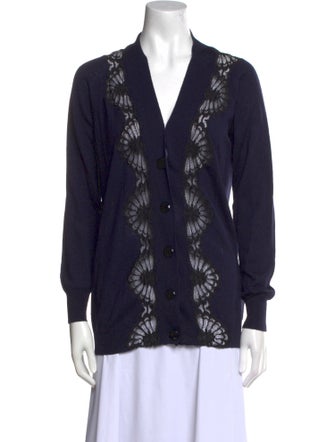 3.1 Phillip Lim Merino Wool Lace Pattern Sweater