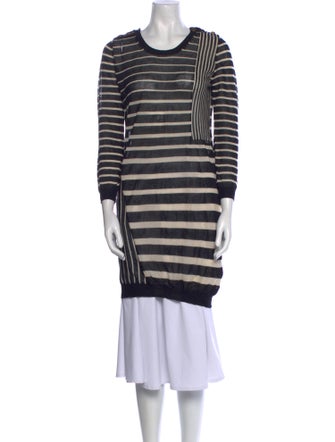 3.1 Phillip Lim Striped Crew Neck Tunic