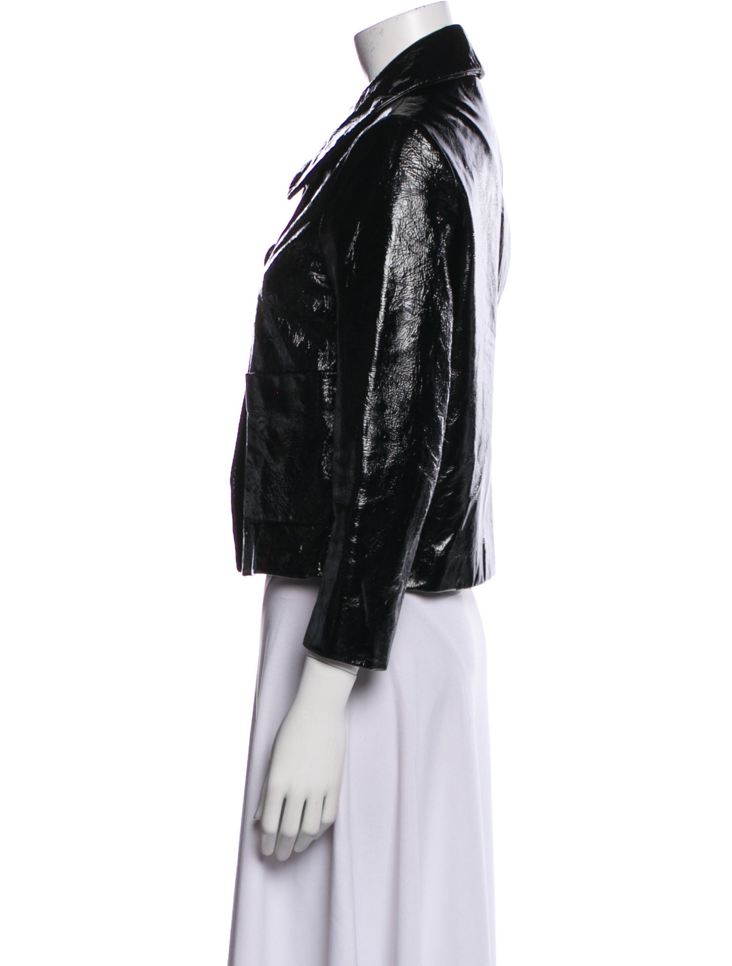 3.1 Phillip Lim Patent Leather Biker Jacket