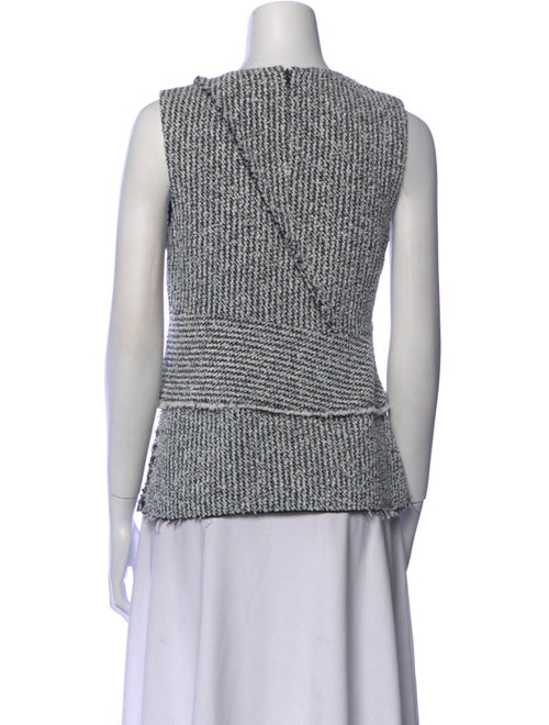 3.1 Phillip Lim Striped Crew Neck Crop Top