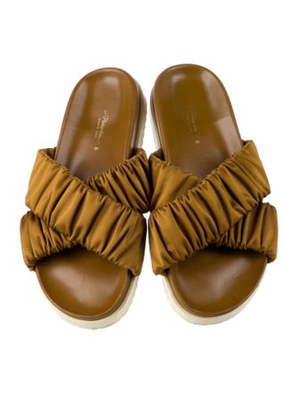 3.1 Phillip Lim Satin Printed Slides