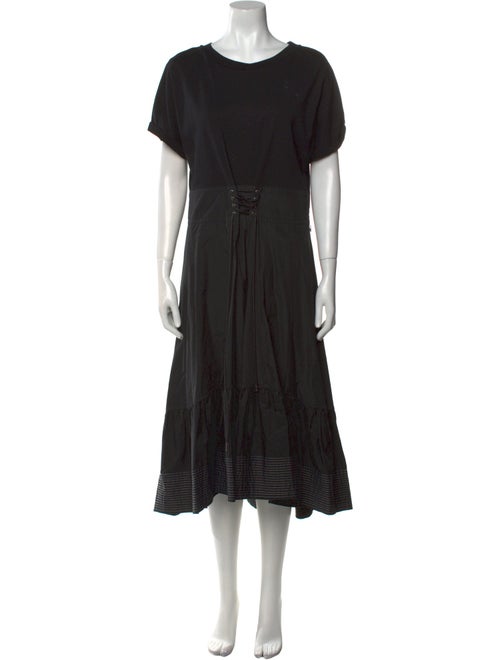 3.1 Phillip Lim Crew Neck Long Dress