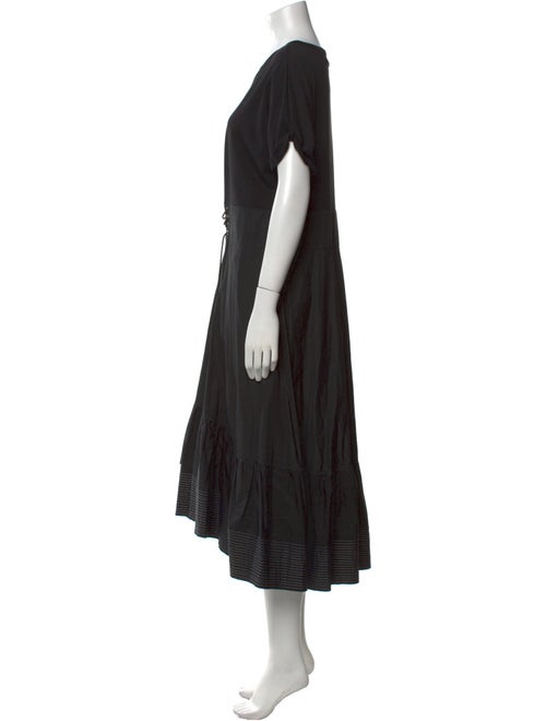 3.1 Phillip Lim Crew Neck Long Dress