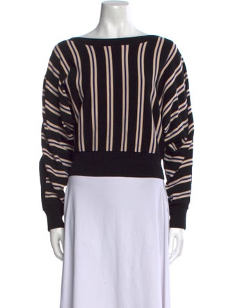 3.1 Phillip Lim Striped Bateau Neckline Sweater