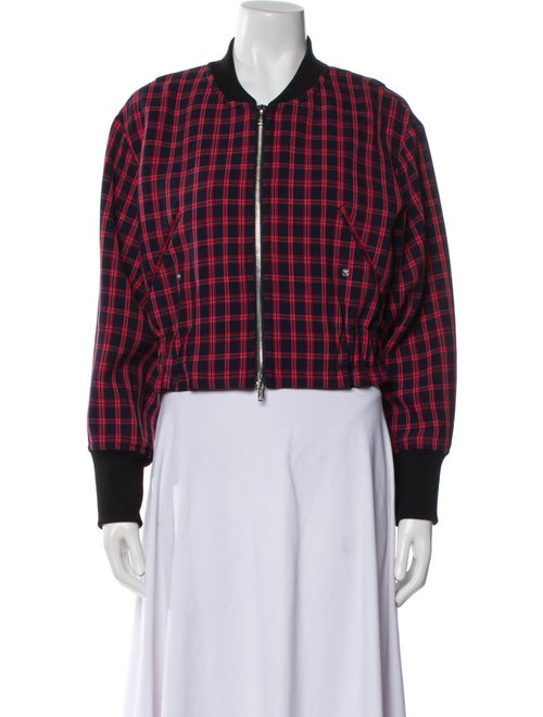 3.1 Phillip Lim Plaid Print Bomber Jacket