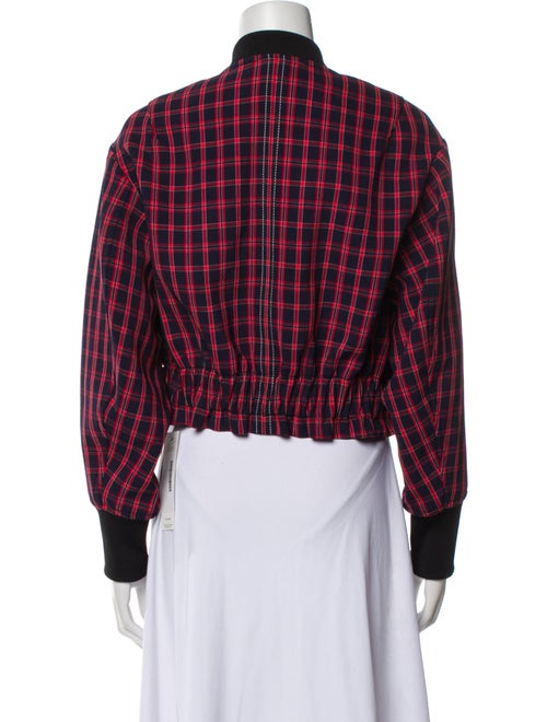 3.1 Phillip Lim Plaid Print Bomber Jacket
