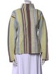 3.1 Phillip Lim Striped Mock Neck Blouse