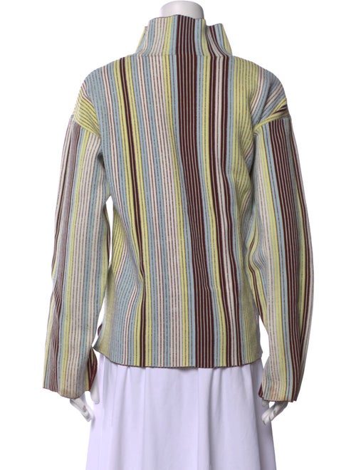3.1 Phillip Lim Striped Mock Neck Blouse