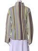 3.1 Phillip Lim Striped Mock Neck Blouse