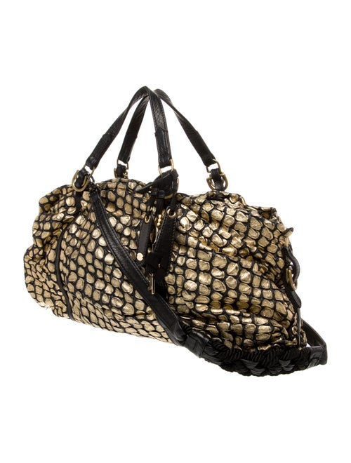 3.1 Phillip Lim Embossed Leather Top Handle Bag