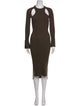 3.1 Phillip Lim Wool Midi Length Dress