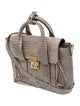 3.1 Phillip Lim Embossed Leather Top Handle Bag