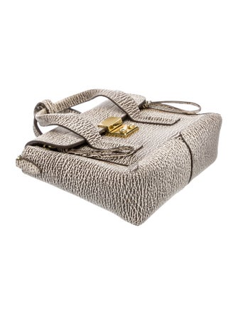 3.1 Phillip Lim Embossed Leather Top Handle Bag