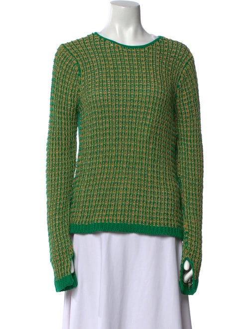 3.1 Phillip Lim Printed Scoop Neck Sweater