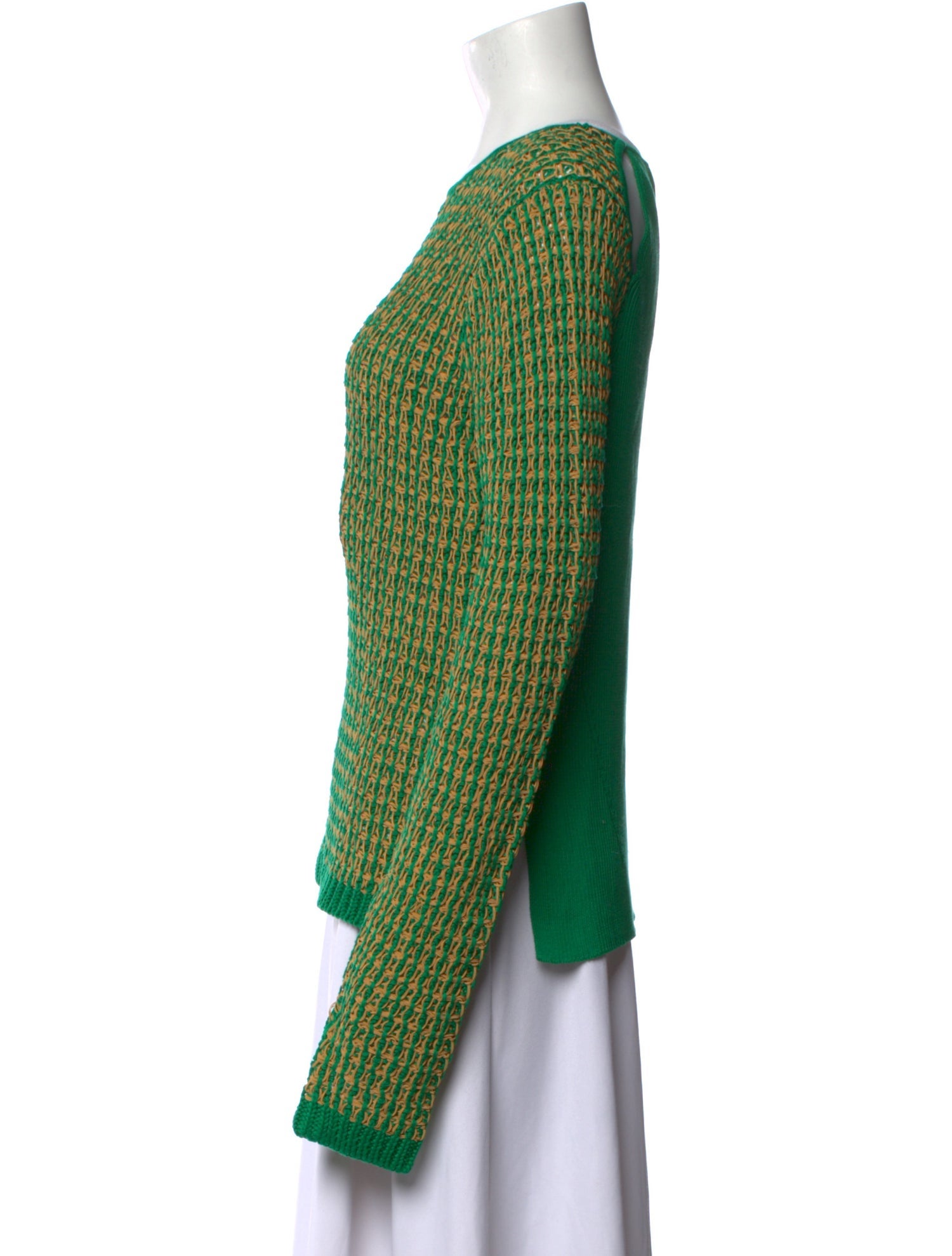 3.1 Phillip Lim Printed Scoop Neck Sweater