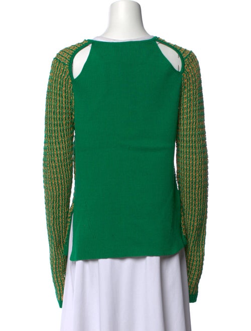 3.1 Phillip Lim Printed Scoop Neck Sweater