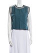 3.1 Phillip Lim Crew Neck Sleeveless Crop Top