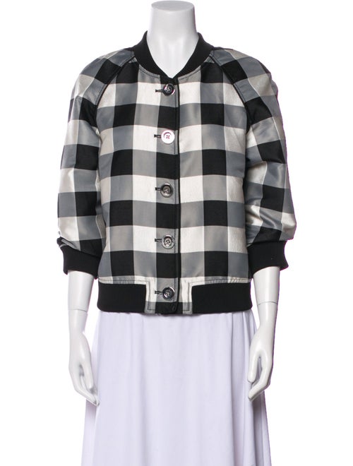3.1 Phillip Lim Plaid Print Bomber Jacket