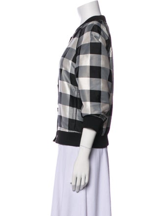 3.1 Phillip Lim Plaid Print Bomber Jacket