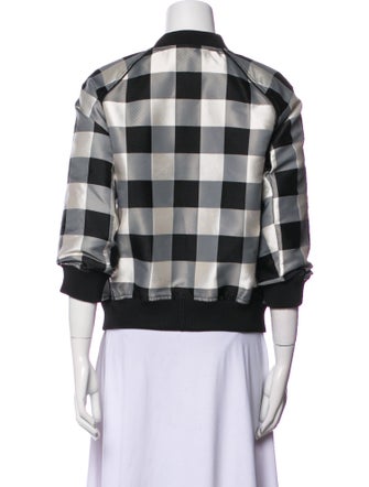 3.1 Phillip Lim Plaid Print Bomber Jacket