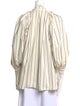 3.1 Phillip Lim Striped Mock Neck Blouse