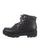 3.1 Phillip Lim Faux Pearl Accents Leather Combat Boots