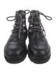3.1 Phillip Lim Faux Pearl Accents Leather Combat Boots