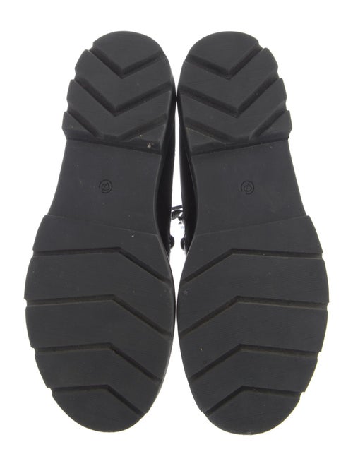 3.1 Phillip Lim Faux Pearl Accents Leather Combat Boots