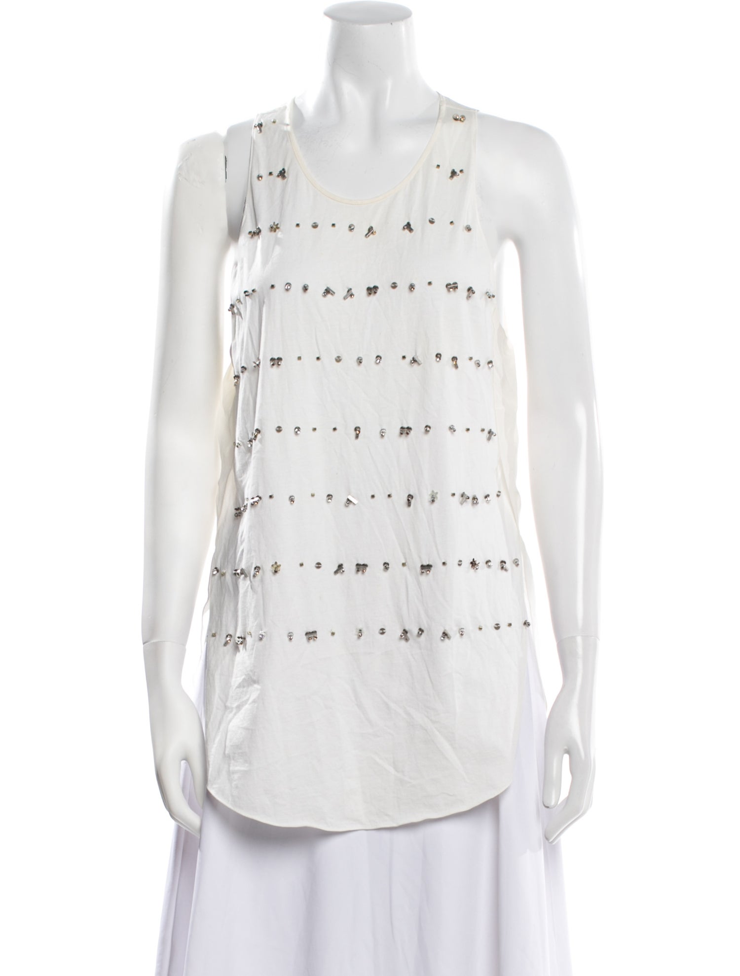 3.1 Phillip Lim Scoop Neck Sleeveless Top