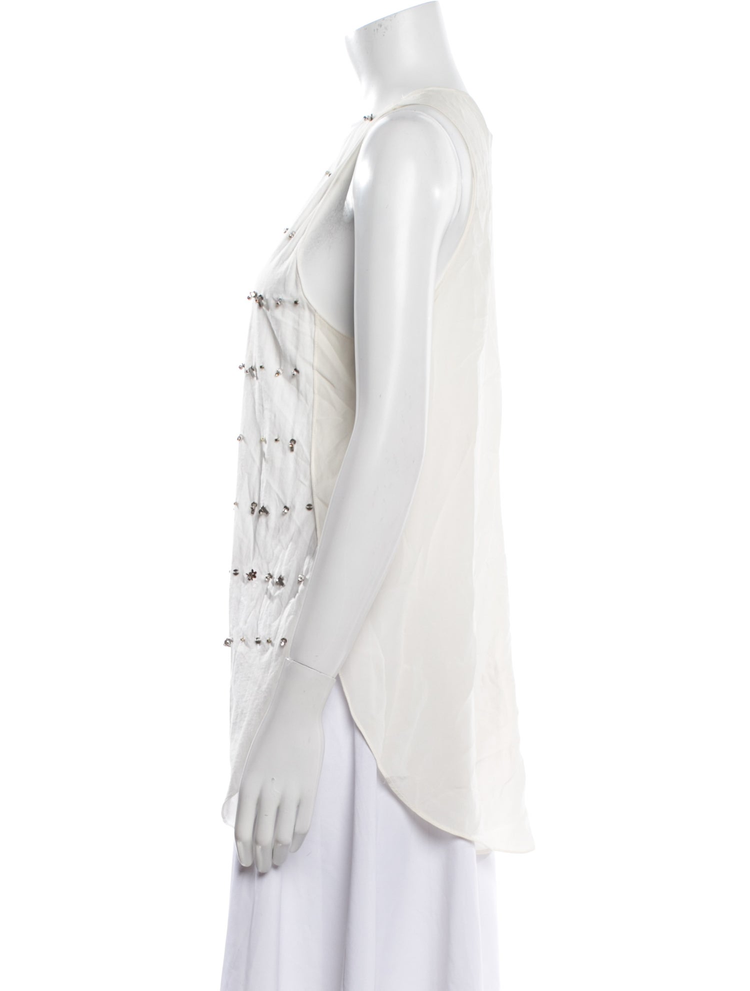 3.1 Phillip Lim Scoop Neck Sleeveless Top