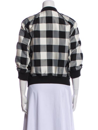 3.1 Phillip Lim Plaid Print Bomber Jacket