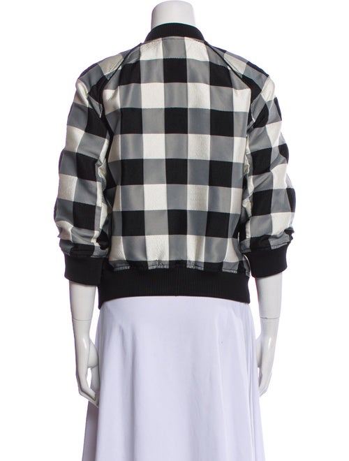 3.1 Phillip Lim Plaid Print Bomber Jacket