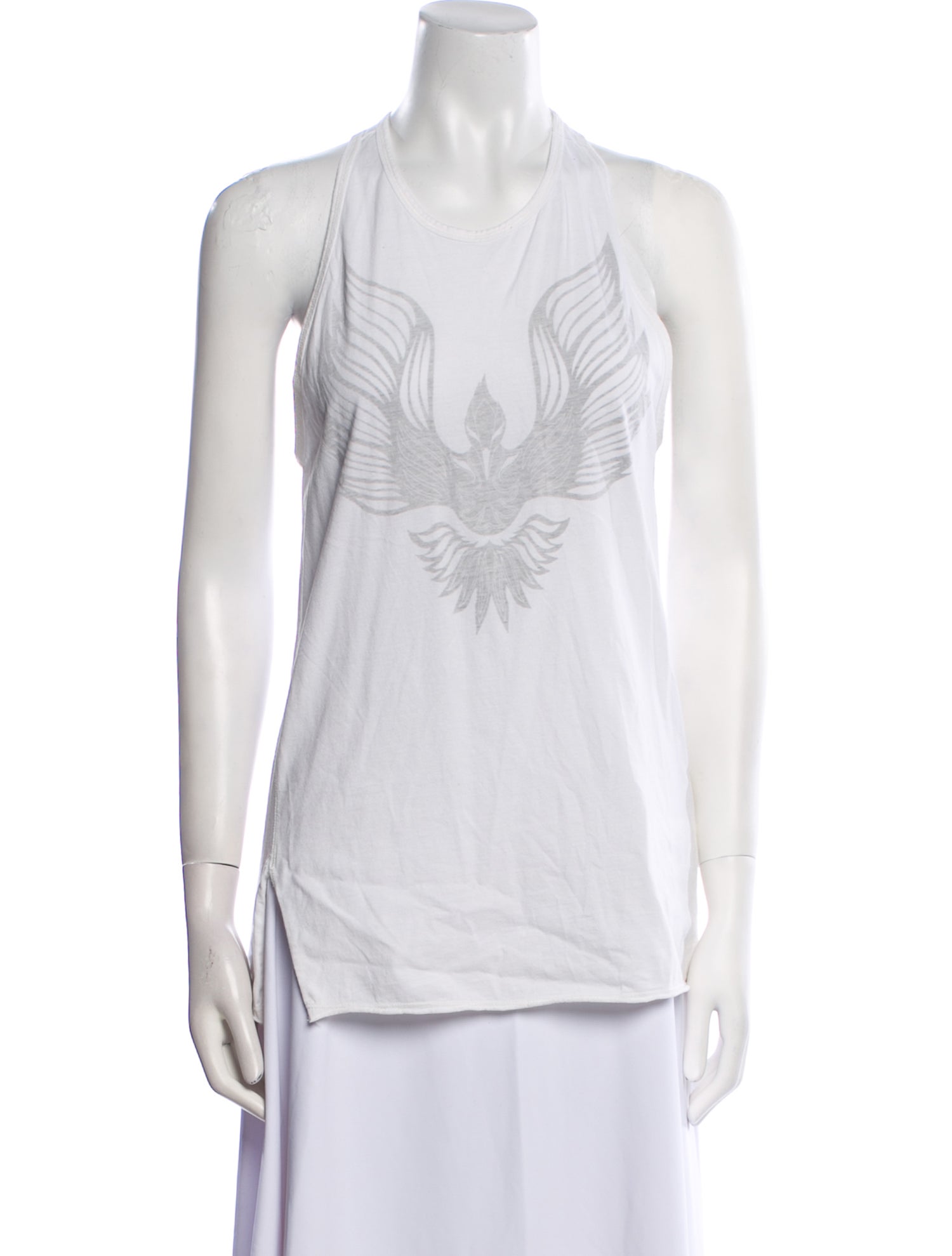 3.1 Phillip Lim Graphic Print Crew Neck Top