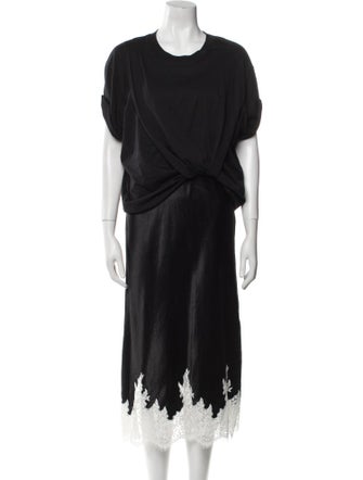 3.1 Phillip Lim Crew Neck Long Dress