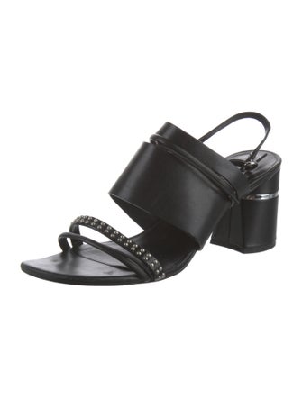 3.1 Phillip Lim Leather Printed Slingback Sandals