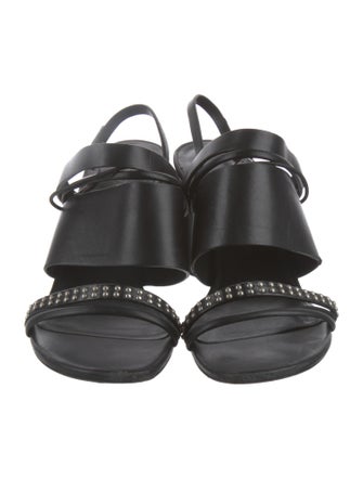 3.1 Phillip Lim Leather Printed Slingback Sandals