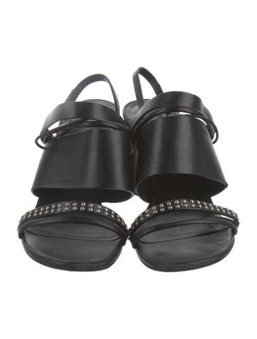 3.1 Phillip Lim Leather Printed Slingback Sandals