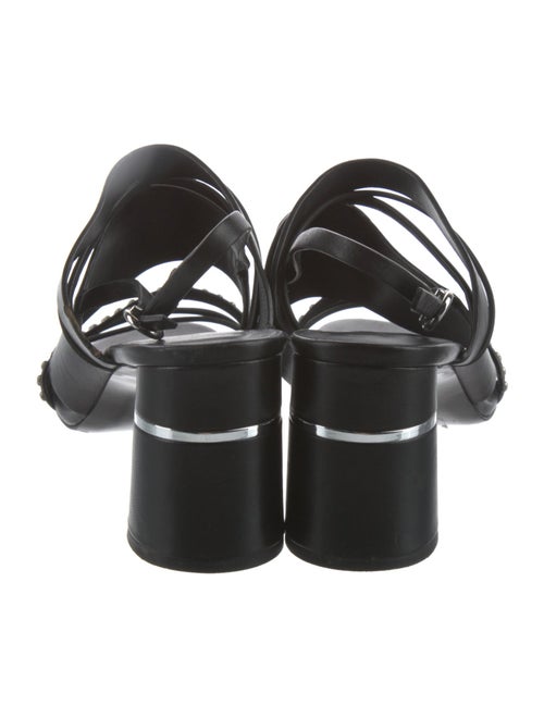 3.1 Phillip Lim Leather Printed Slingback Sandals